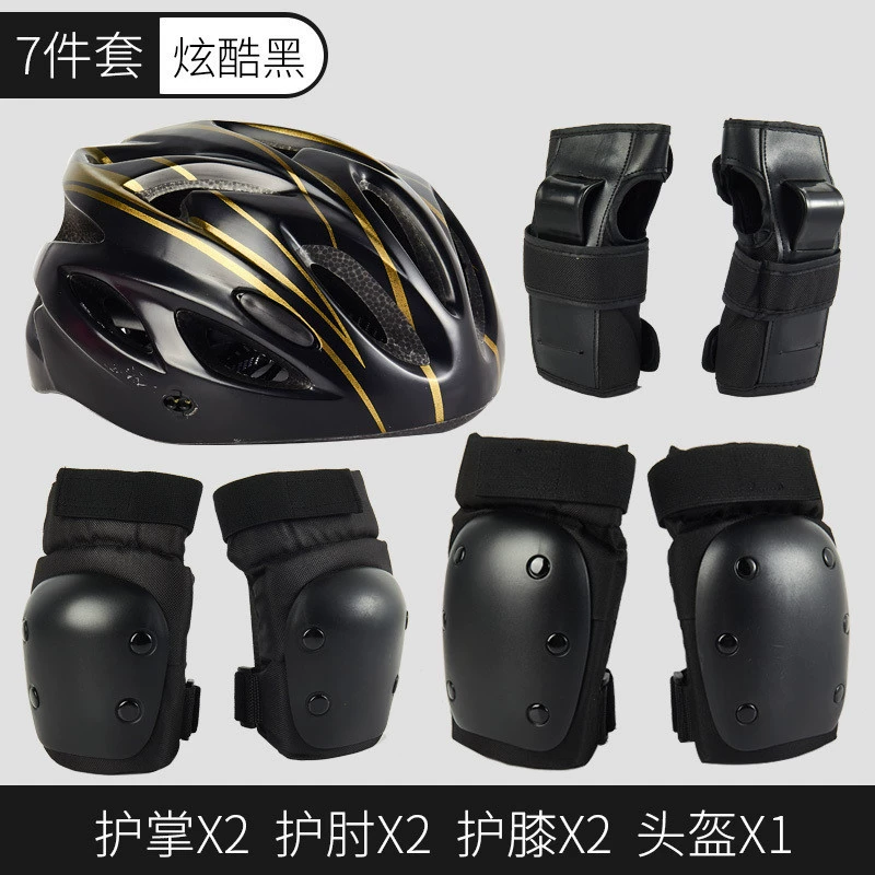 Защитное снаряжение для катания на роликовых коньках Y8K для детей и взрослых, полный комплект, профессиональный шлем для защиты от падения, защита коленей, скейтборд для мужчин и женщин