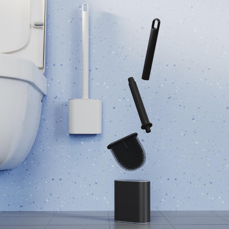 Golf Toilet Brush With Leak-proof Base And Long Handle For Corners_voghion.com