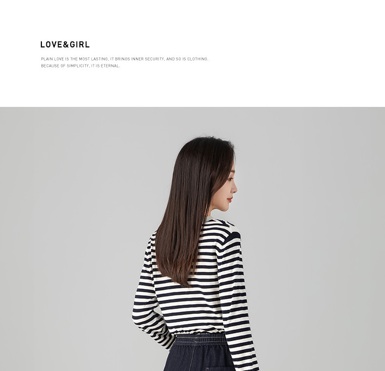 Quần jeans ống thẳng cạp chun dáng rộng suông cho nữ — màu xanh denim chi tiết 25