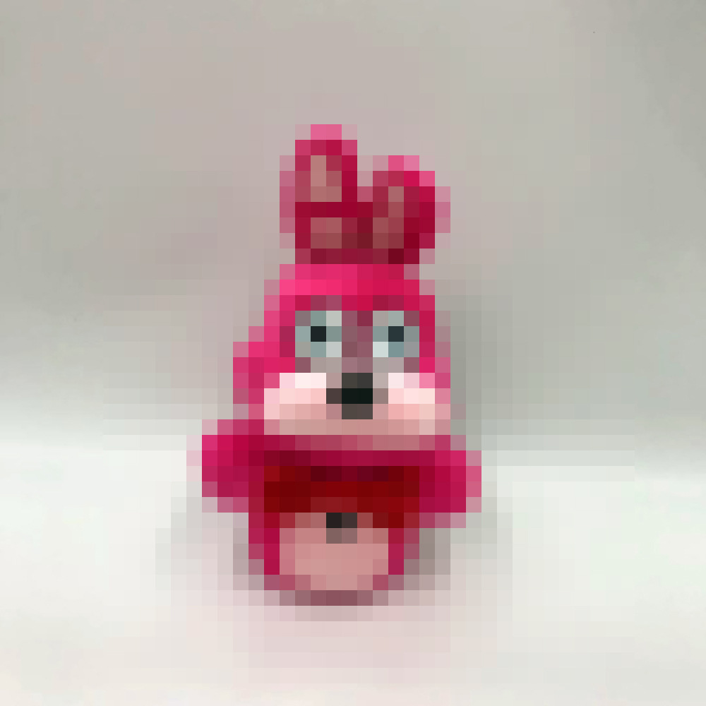 Red rabbit / 18cm