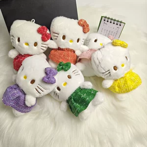 Милая плюшевая подвеска, игрушка, кукла, брелок, кот, в стиле Шанель
