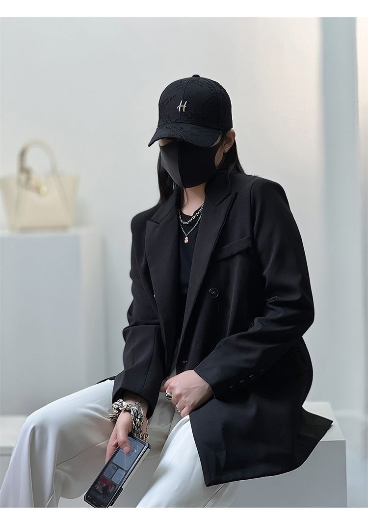 Blazer Décontracté Pour Femme Style Chic Et Élégant Automne Hiver_voghion.com