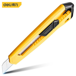 Deli Large Art Knife 18mm Household Metal Wallpaper Cutter Multifunctional Paper Cutter Express Unpacking Cutter