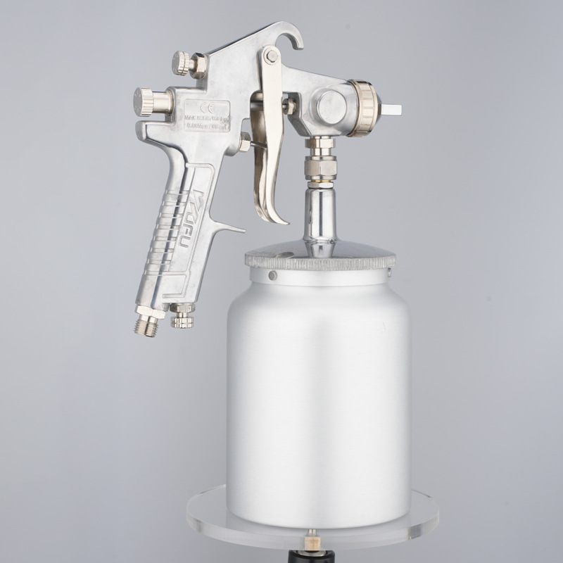 Pistola de pulverización de pintura neumática JW - 77S 2.0 / 2.5mm de alta atomización 1000ml bajo la olla