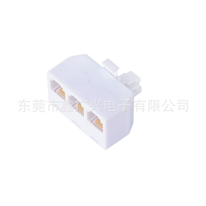 RJ11 Прямая головка 6P6C Прямая шестиэлементная двухсторонная телефонная линия на разъем