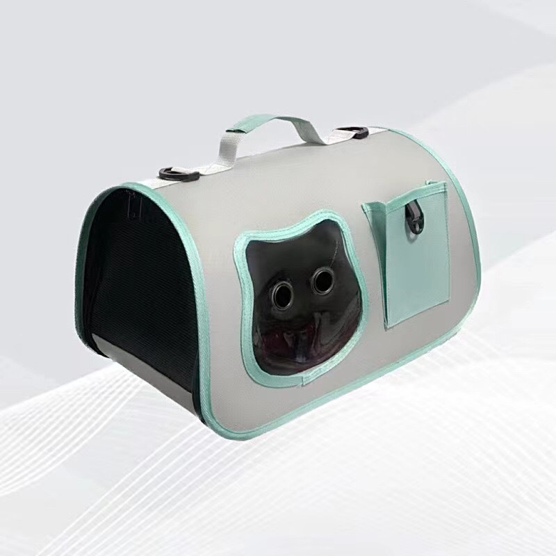 Träger Outdoor Tragbare Tasche Auto Atmungsaktive Große Raum Haustier Rucksack Handheld Crossbody Katze Käfig_voghion.com