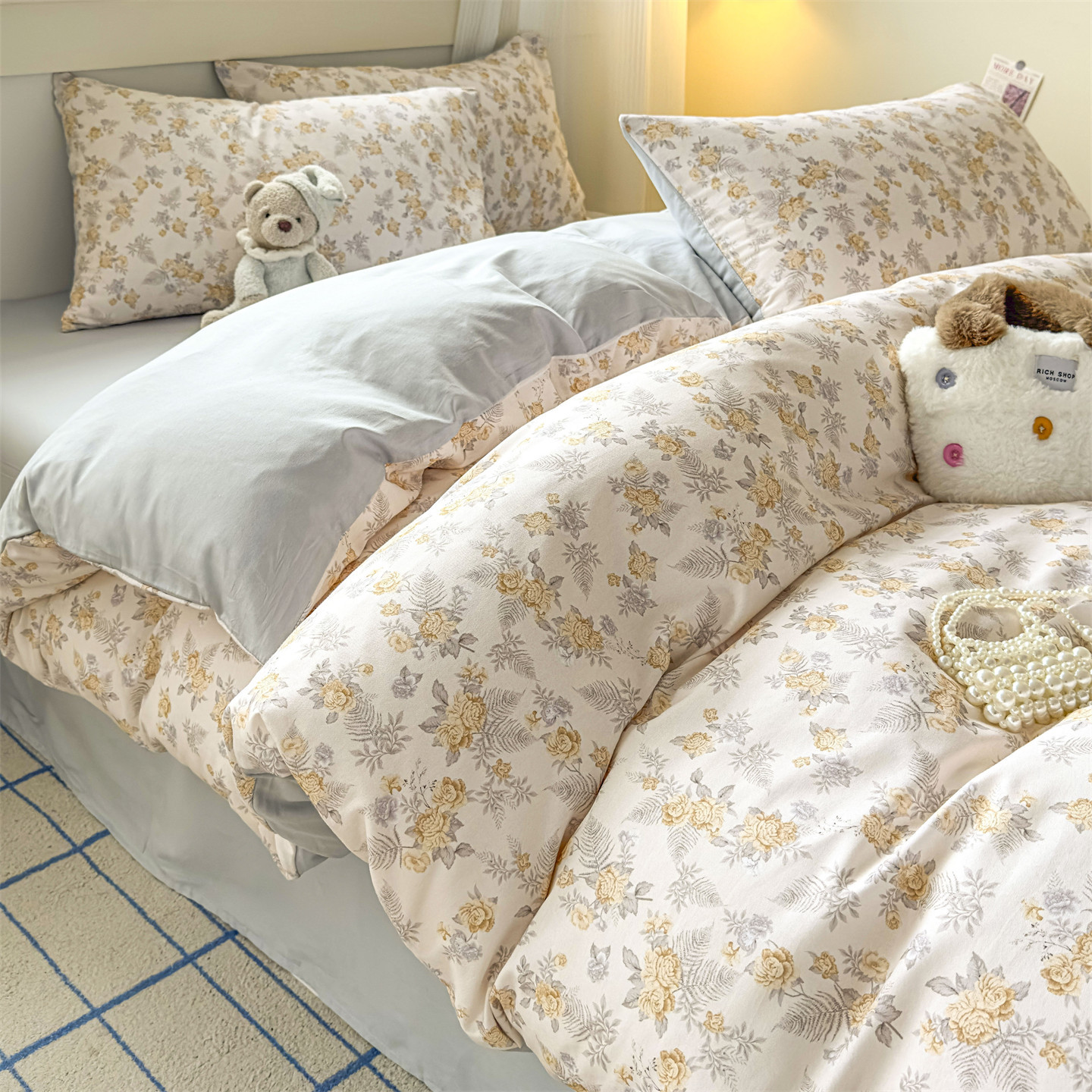 Cama de algodón 100% algodón puede dormir desnudo casa doble colcha cubierta de cuatro estaciones universal 2025 nuevo