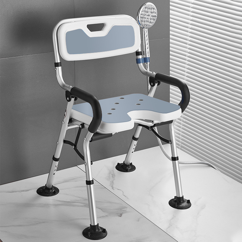 Special Bathing Chair for the Elderly, Safe and Non-Slip Folding Bath Stool, Shower Chair with Adjustable Height, Bathing Chair for Women Special Bathing Chair for the Elderly, Safe and Non-Slip Folding Bath Stool, Shower Chair with Adjustable Height, Bathing Chair for Women