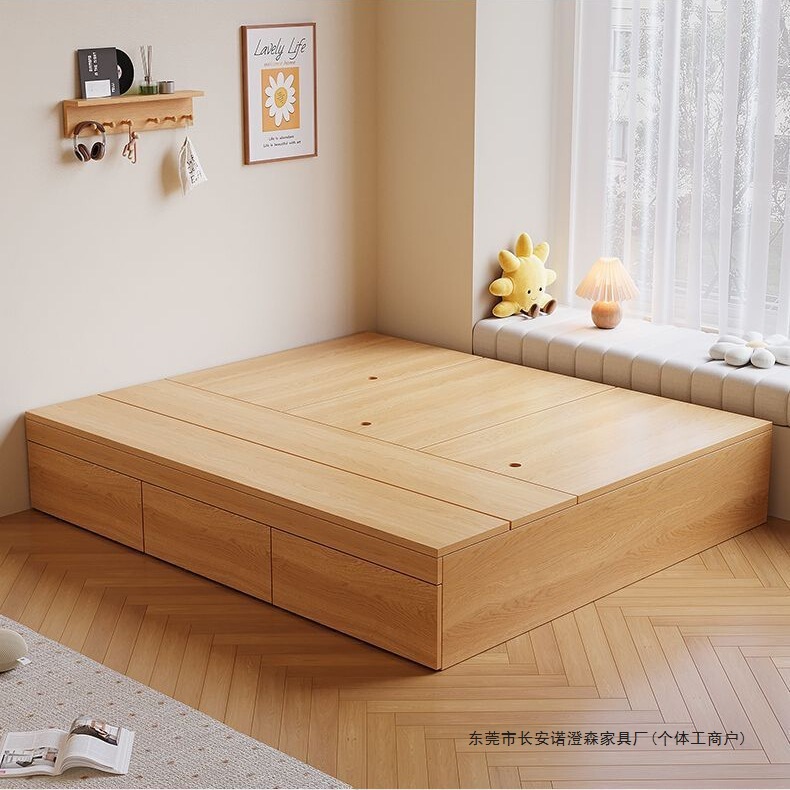Bedless tatami, modern minimalist storage drawer-style tatami single bed, integrated small apartment sofa bed, others