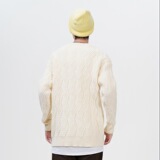 2026秋季新款青少年宽松圆领长袖针织衫运动风格透气罗纹底摆，男装针织衫/毛衣，星座614