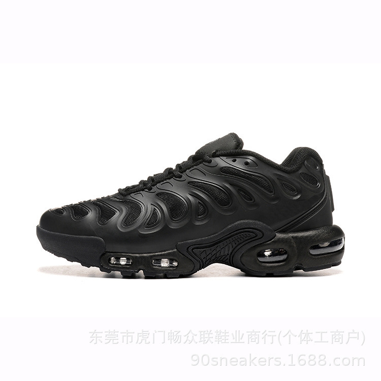 男鞋夏季透气max plus气垫鞋黑白熊猫网纱轻便跑步鞋欧美外贸批发|undefined