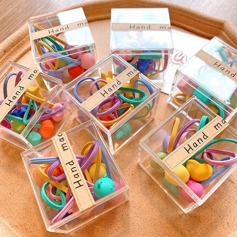Ingenuity Summer Children's Hair Rope Girls' Hair Accessories Color Rubber Tendon Dopamine Hair Rope Hair Rings Korean Style Stall Ingenuity Summer Children's Hair Rope Girls' Hair Accessories Color Rubber Tendon Dopamine Hair Rope Hair Rings Korean Style Stall