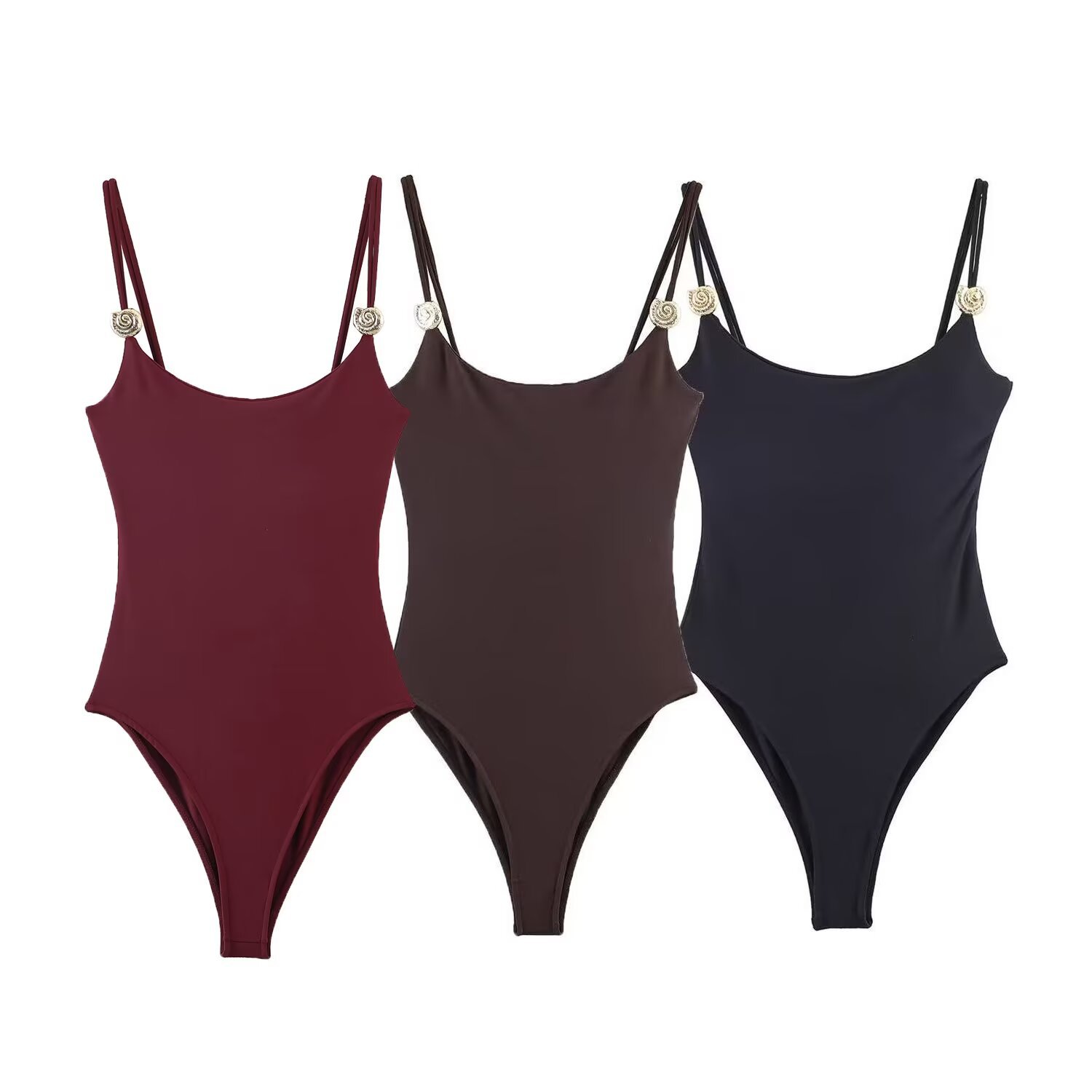 Women's Nylon Jumpsuit, Sleeveless Romper With Edgy Streetwear Style, Black Brown Burgundy Versatile Streetwear Aesthetic_ecoleips.com