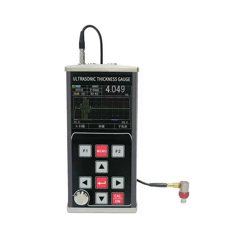 YQleeb12U超声波测厚仪可测500度高温，可测汽车零部件R角厚度