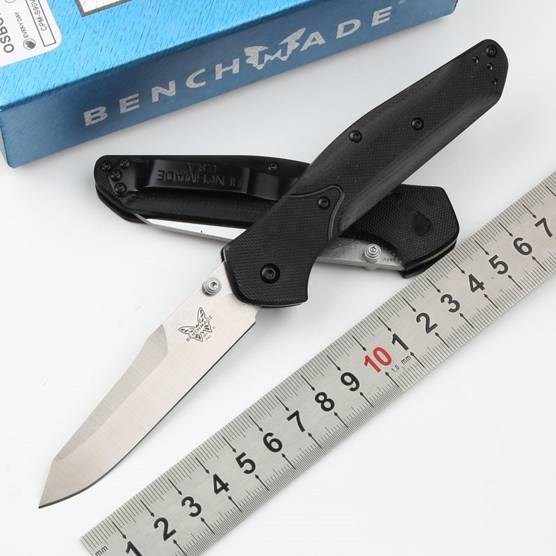 940折叠刀G10手柄D2高硬度露营荒野求生锋利随身便携EDC口袋刀具