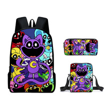 3D新品smiling critters恐怖波比微笑动物书包双肩包挎包笔袋背包