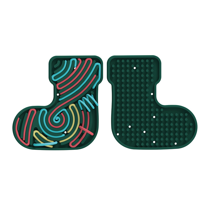 Amazon Hot Sale Sensory Activity Board Silicone Grado Alimentos Descompresión Junta Niños Puzzle Navidad Serie Regalos