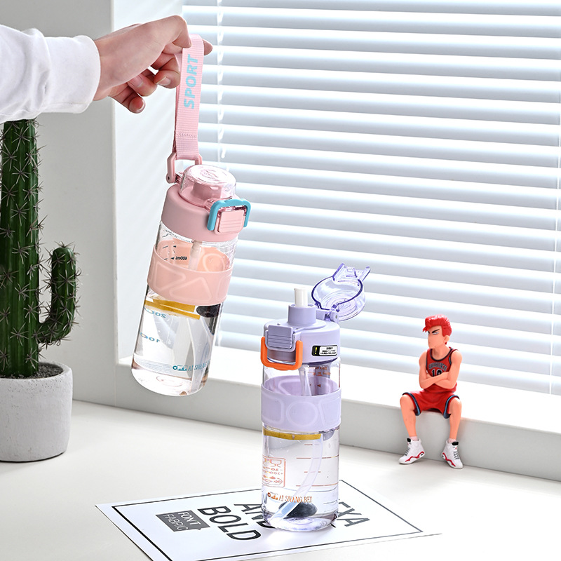Taza de agua directa de vida ligera de oxígeno nueva taza de agua portátil de alta temperatura de alta capacidad para estudiantes de sexo masculino a la escuela
