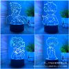 3D night light cross -border supply full -time hunter Siso USB touch colorful touch remote control anime department