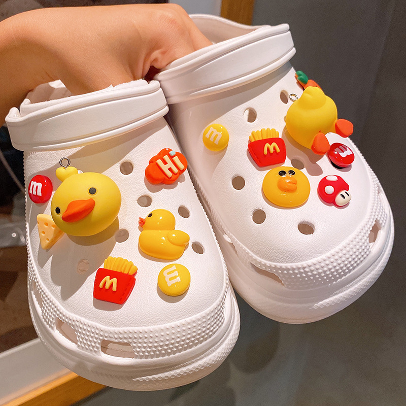 오리 머리 + 오리 엉덩이 [신발 버클 14개]에는 신발이 포함되지 않습니다.