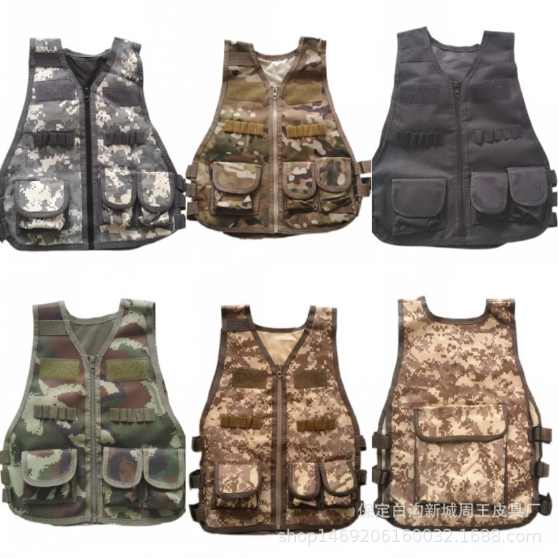 Детский уличный тактический жилет, жилет, уличный костюм для выступлений SC Live Equipment, костюм для летнего лагеря для студентов и женщин