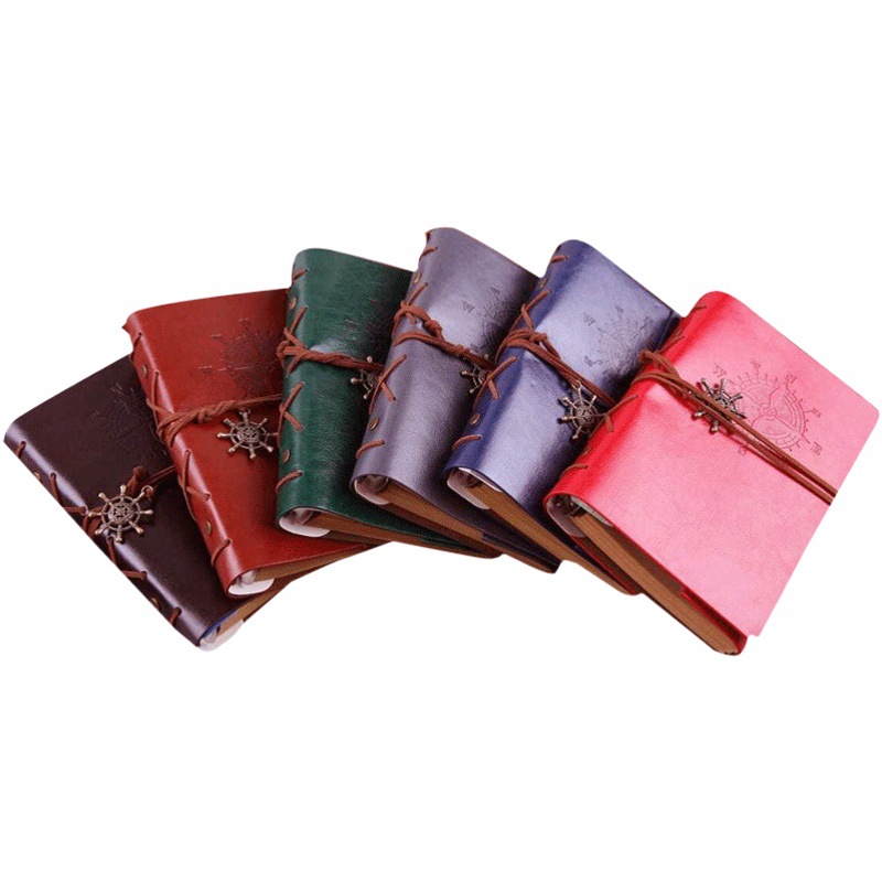 日韓創意本文房具卸売りレトロ海賊船ノート旅行日記ルーズリーフ手帳