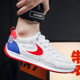 Men's shoes summer breathable 2024 new thick soled canvas small white board shoes, one foot sports and running trendy shoes