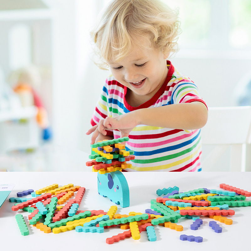 Juguetes educativos de educación temprana transfronteriza para bebés, entrenamiento de coordinación mano-ojo para niños, al por mayor, apilamiento de animales, música interactiva entre padres e hijos image 3