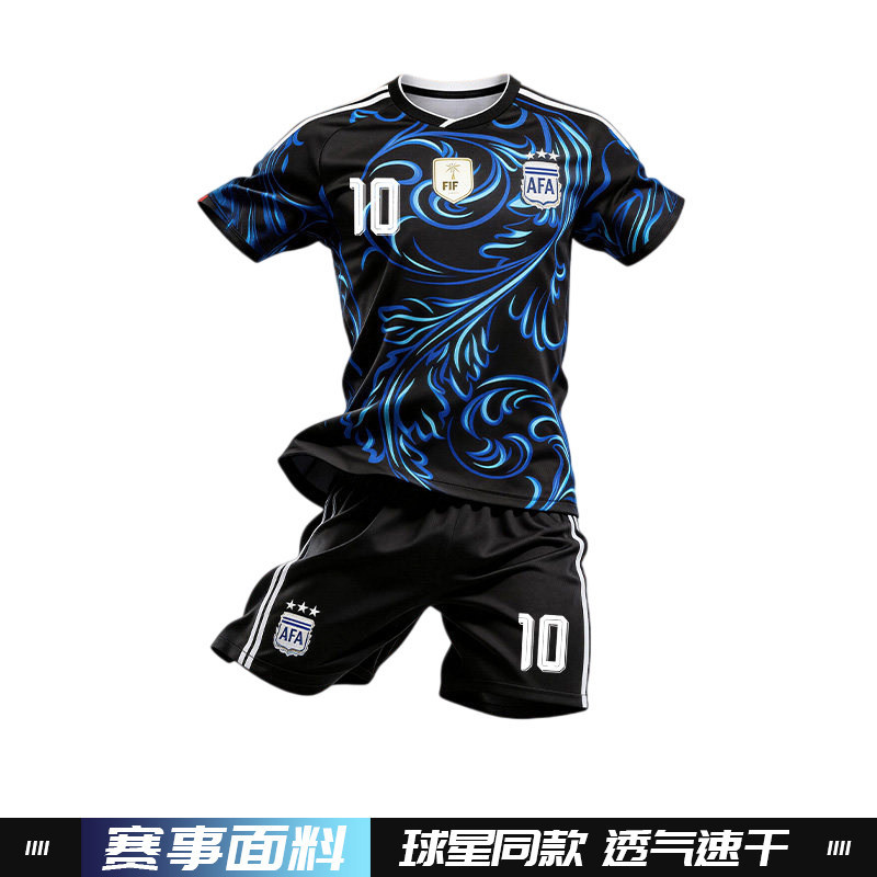 Traje de Entrenamiento de Fútbol Número 10 de Poliéster Transpirable Secado Rápido para Deportes