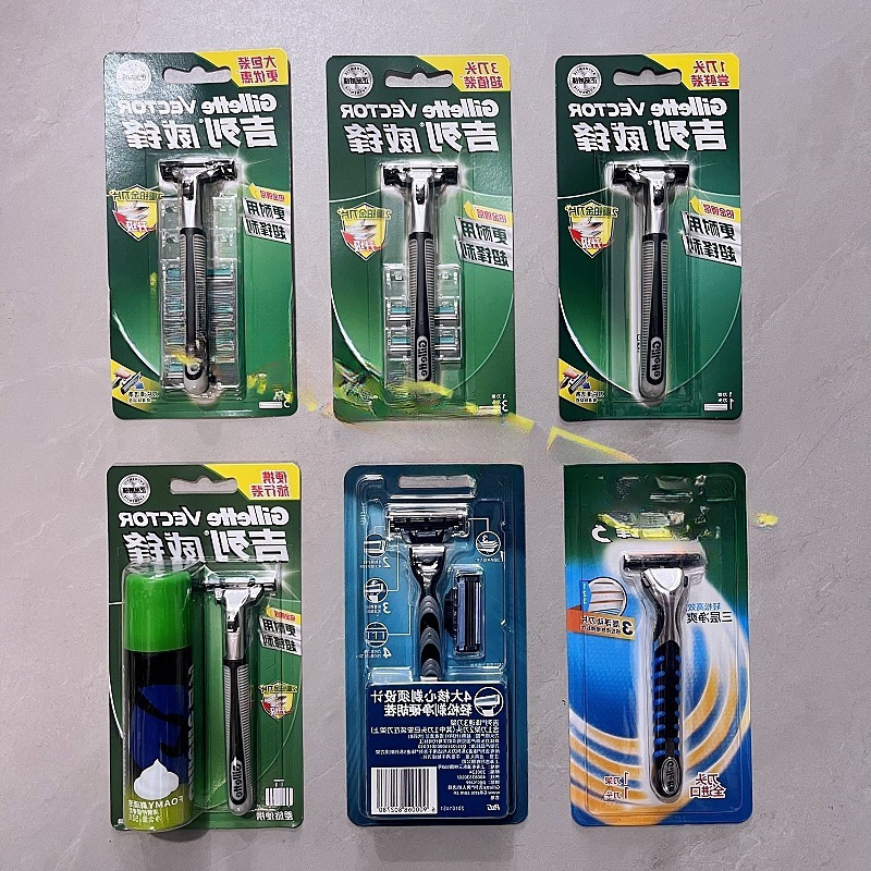 Weifeng Knife Holder 1 Blade 2/3/5/6 Blade Rotating Double-Layer Sharp Shaving Manual Double-Sided Old-Fashioned Blade