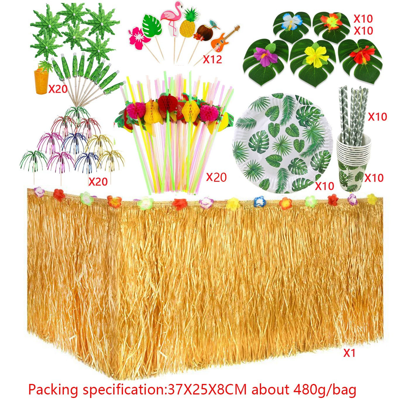 Гавайские пляжные принадлежности для вечеринок