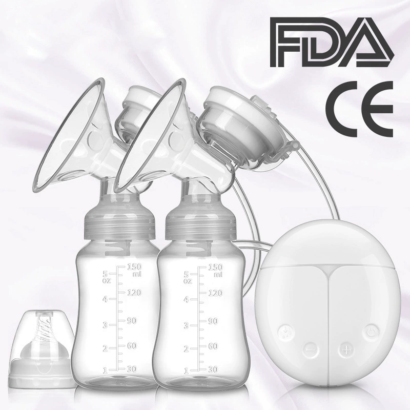 (Cross-border trading), handheld mute postpartum double-sided breast pump, wholesale