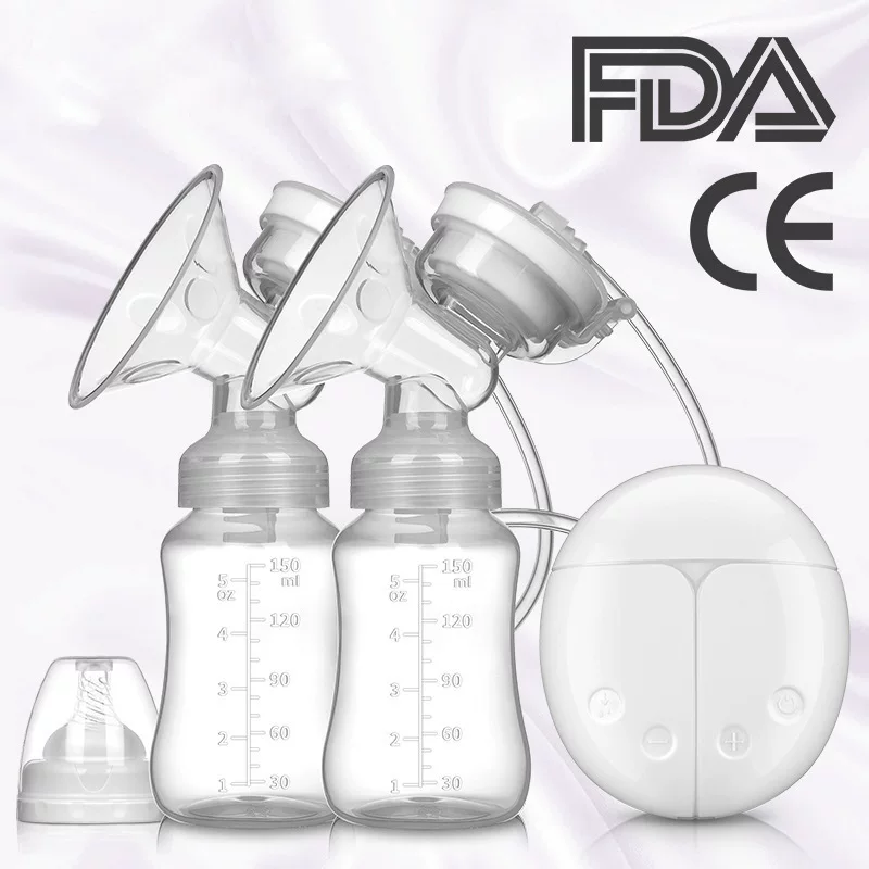 (Cross-border trading), handheld mute postpartum double-sided breast pump, wholesale