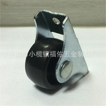 出口脚轮生产厂家福佑脚轮1寸导轨PP脚轮1.25寸1.5寸2寸2.5寸3寸