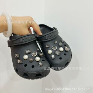 ���鶴��ˮ�����ʯ�m��Ь��diy�����Ь�ɲ�ж�ƷЬ���b�