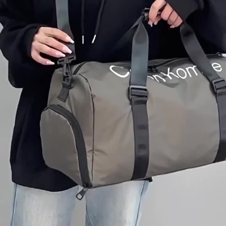 包干湿分离训练运动手提行李袋短途旅行包独立鞋仓游泳包百看不腻