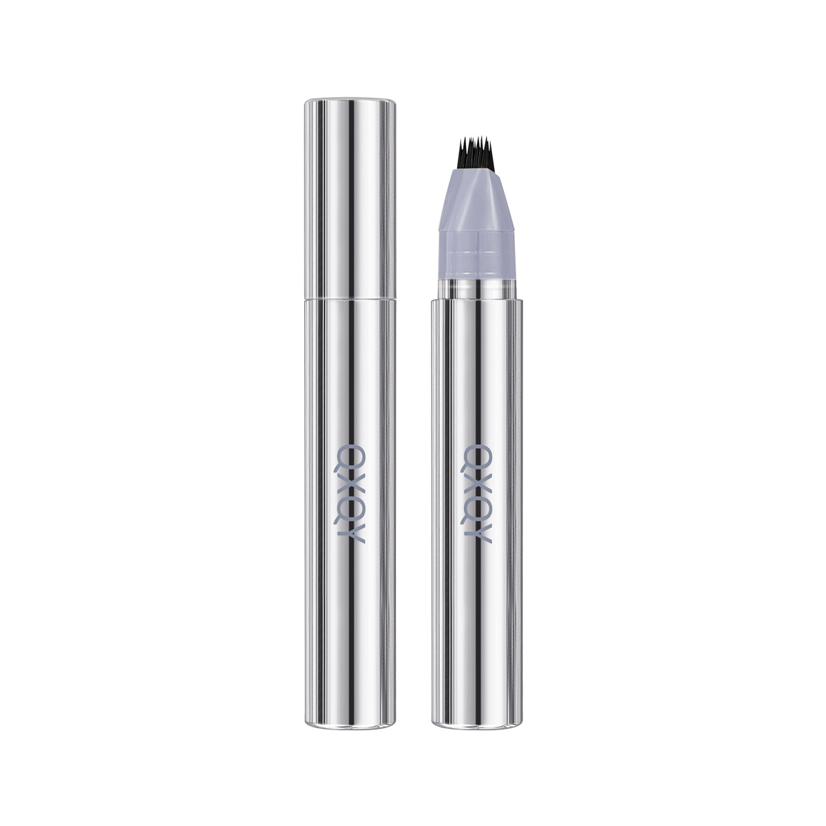 Lápiz de cejas de felpa de múltiples tenedores QXQY, natural, impermeable y resistente al sudor, raíces distintas, cejas silvestres tridimensionales, cosméticos transfronterizos