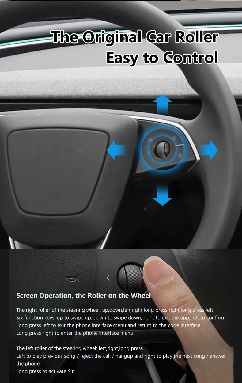 Applicable to Tesla 2024 Rejuvenation New Model3/Highland model3 LCD Instrument Screen