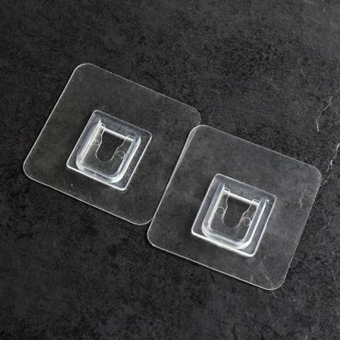 Type Buckle Hook Universal Accessories Transparent Punch-Free Adhesive Hook Wall-Mounted Storage Rack Traceless Adhesive Patch