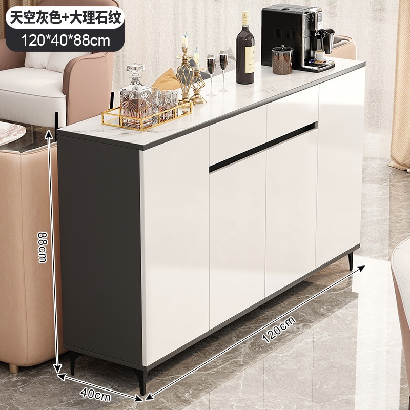 Fábrica de venta directa armario de té armario de comedor armario moderno simple sala de estar contra la pared integrada caja de almacenamiento