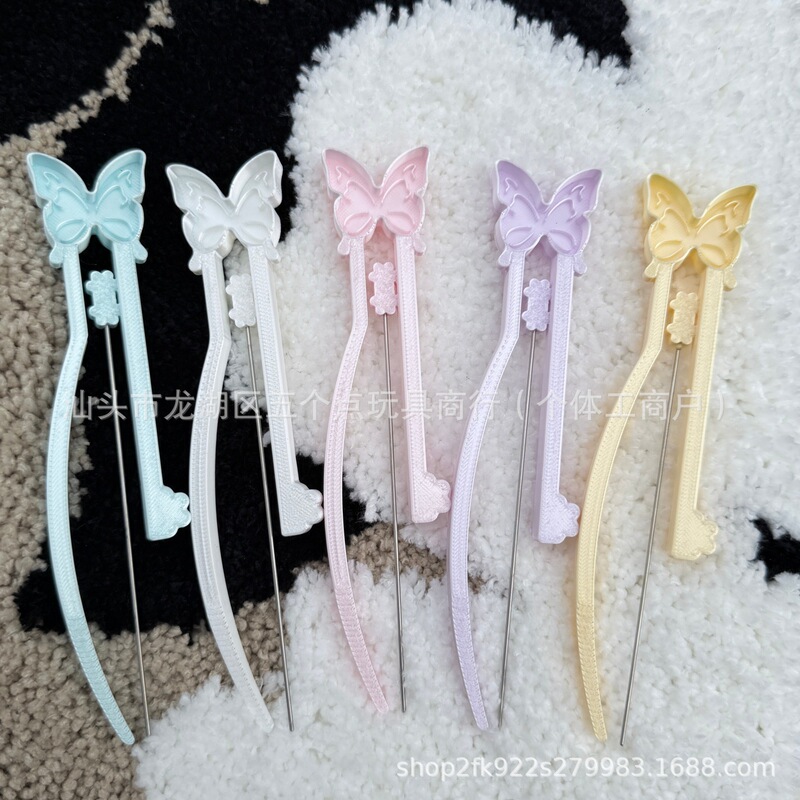 5Th Generation New Model【Puff Home Bead Pen Double Needle】Puff Roll Home Bead Pen Tweezers Bead Spatula Bead Needle Bead Tools