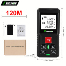 120M 电子手持激光测距仪高精度测量仪红外线水平量房电子尺批发