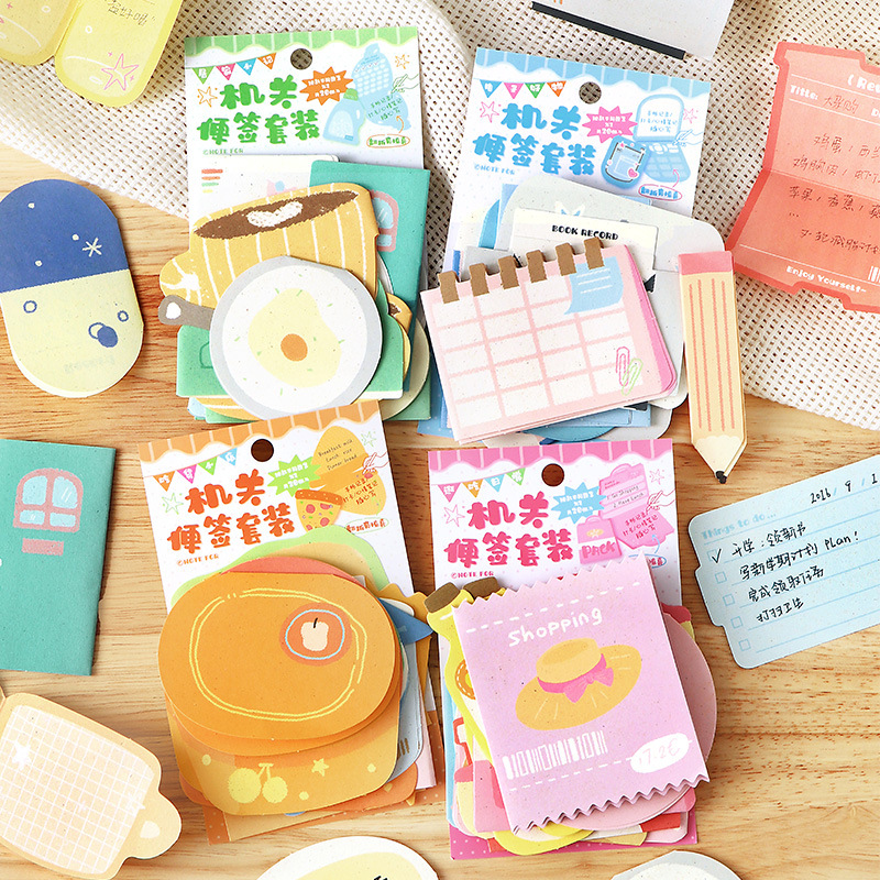 NOTE FOR Stationery Set, Pocket Grocery Store, Cute Daily Planner and Memo Paper for Journaling and Leaving Messages