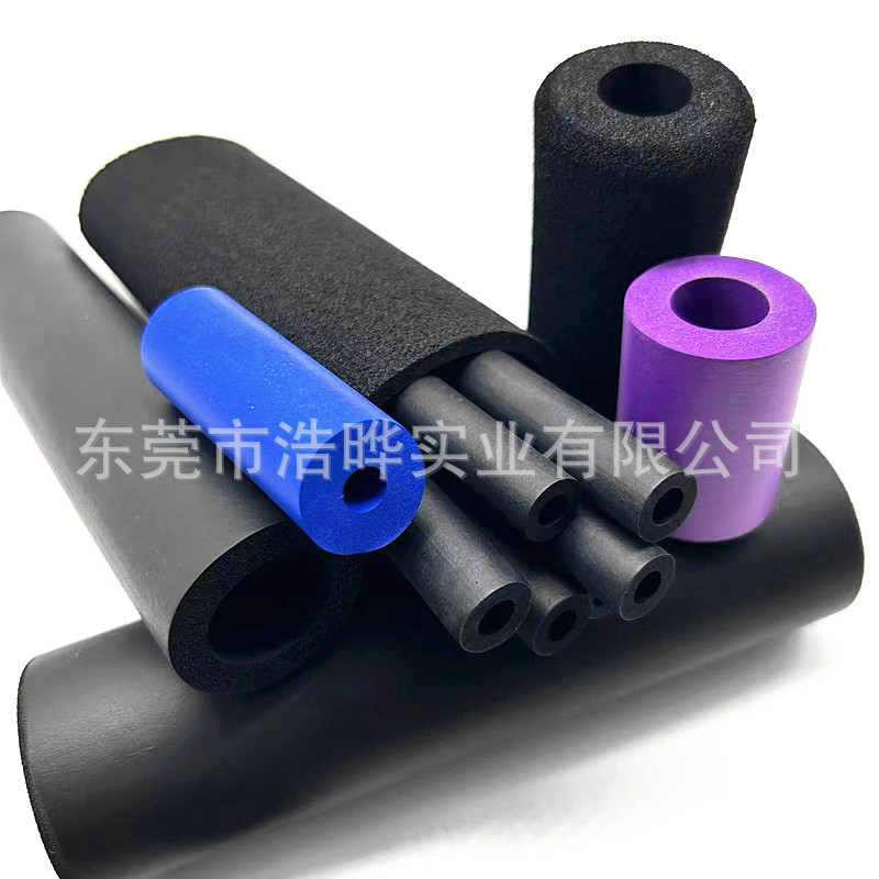 厂家直销nbr橡胶发泡泡棉手把套  橡塑软管 冰波球防摔海绵手柄套