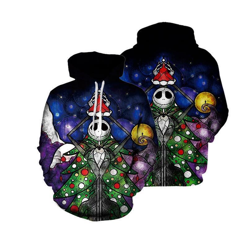 Europe and the United States new cross-border Christmas Saint 3d men's and women's hooded hooded vests Santa Claus Europe and the United States holiday parent clothing Europe and the United States new cross-border Christmas Saint 3d men's and women's hooded hooded vests Santa Claus Europe and the United States holiday parent clothing