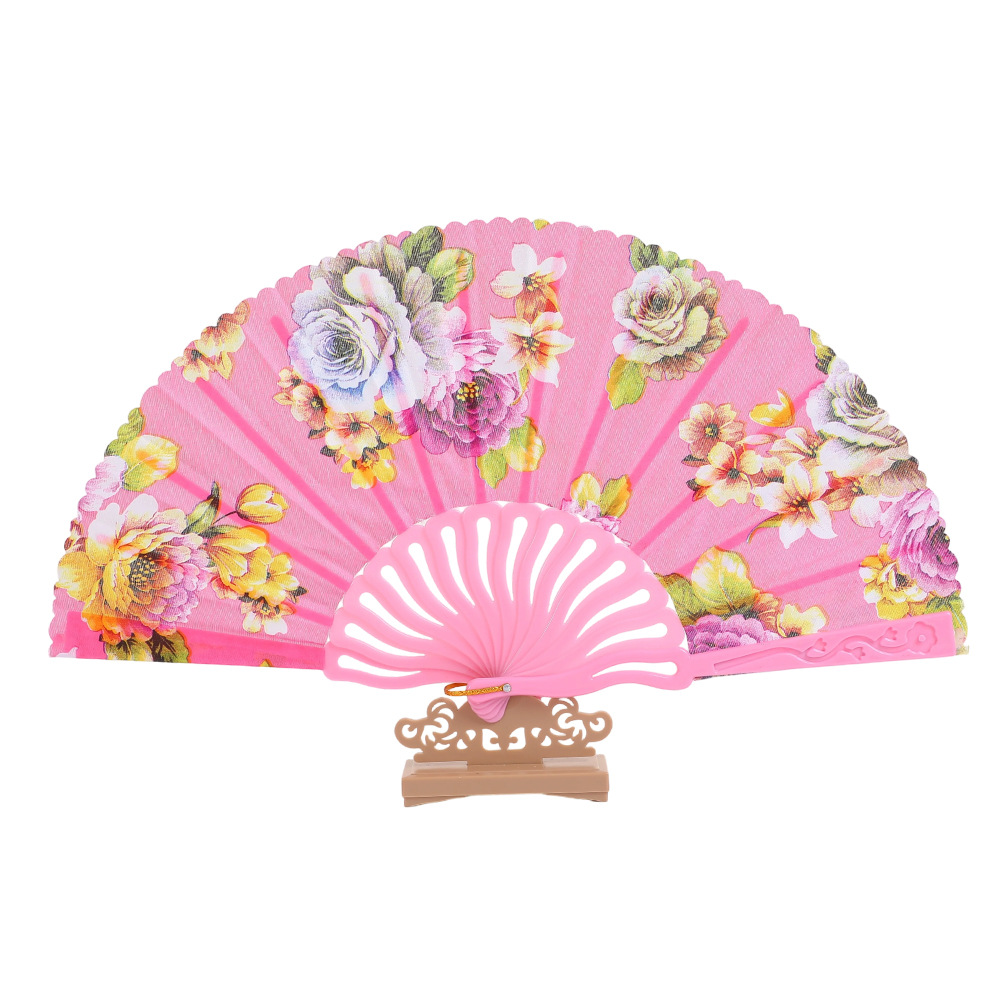 Ventilador plegable antiguo chino creativo de mujer seda conchas de ventilador portátil ventilador plegable China ventilador al por mayor