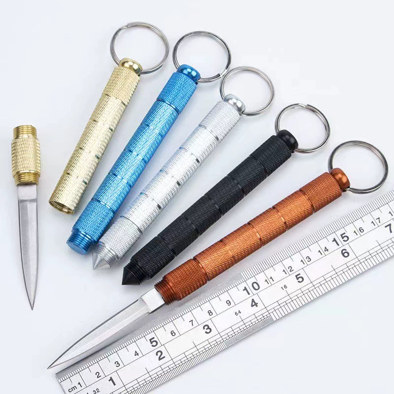 Открытый многофункциональный открытый нож из алюминиевого сплава ручка из нержавеющей стали чайный нож портативный прямой нож сломанный окно ножа