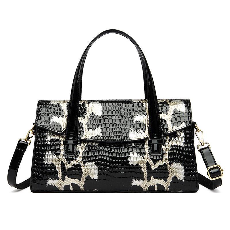 Moda versátil nuevo bolso de las mujeres bolso de pitón patrón retro Otoño e Invierno hombro bolsa de mensajero bolso de las mujeres elegante estilo europeo y americano