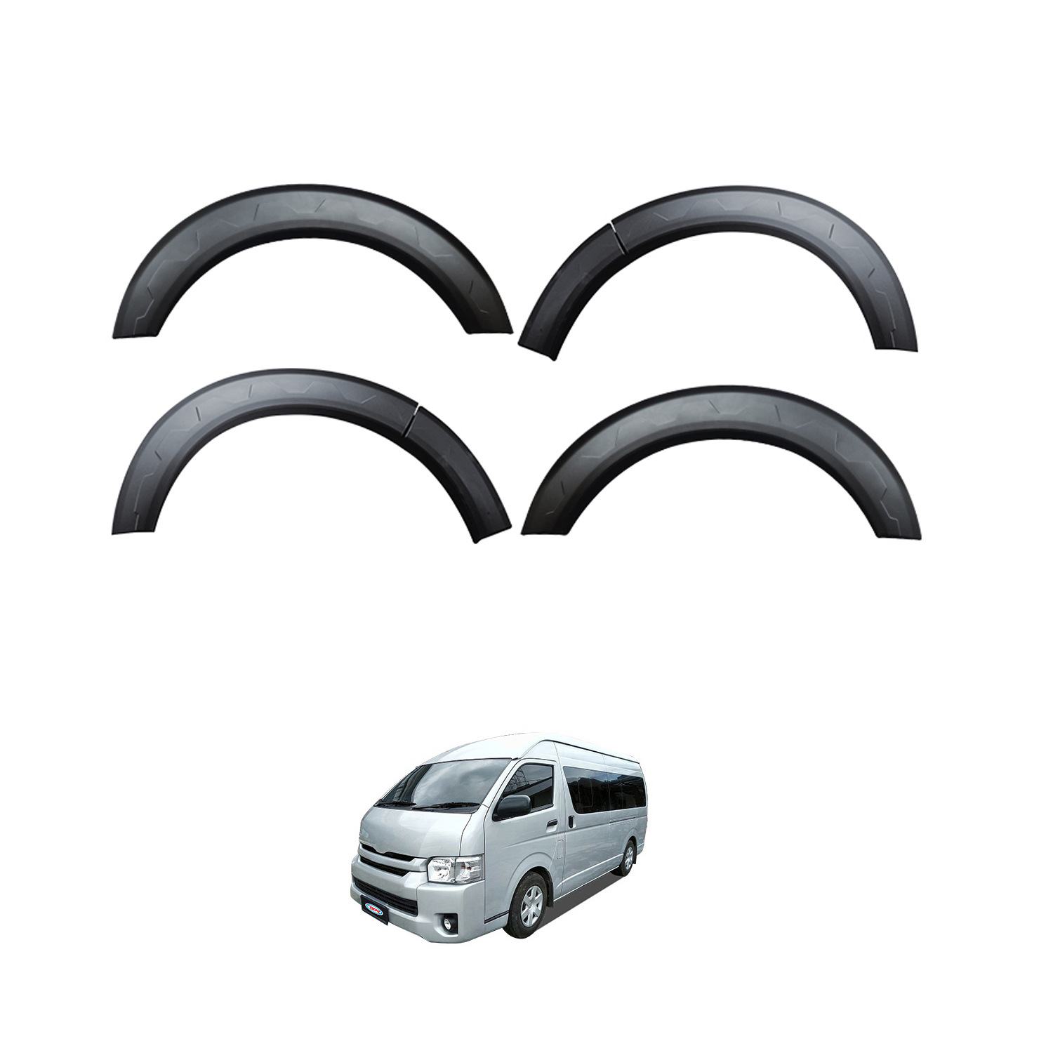 TXR para Toyota Sea Lion Wheel Eyebrow Modificación del coche Eyebrow de rueda ancha Toyota Hiace FenderFlares