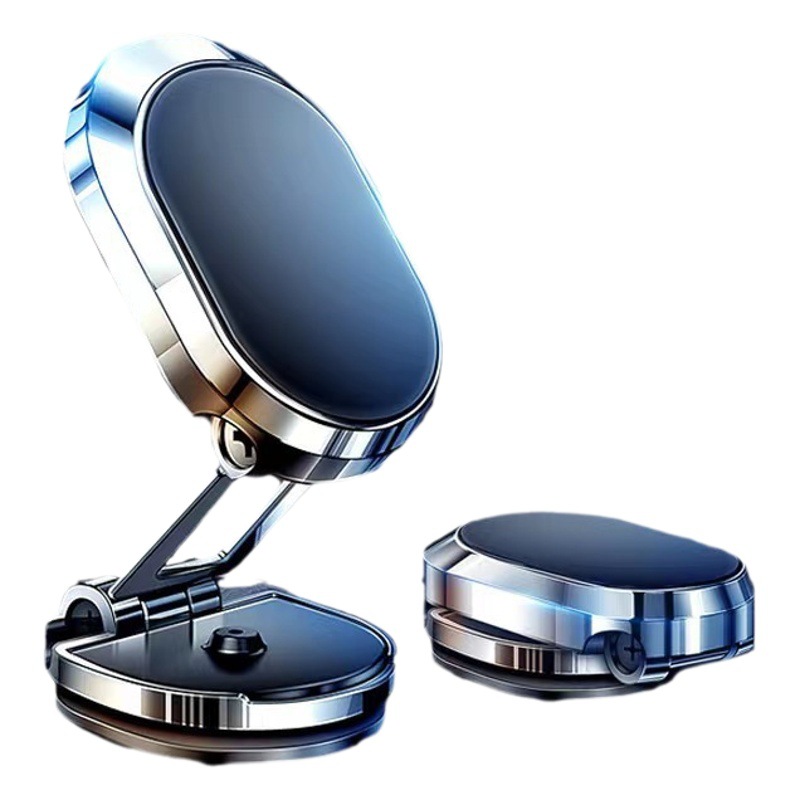 Coche plegable soporte magnético del teléfono móvil soporte del panel de instrumentos teléfono móvil del coche fijo soporte de navegación giratorio de 360 grados